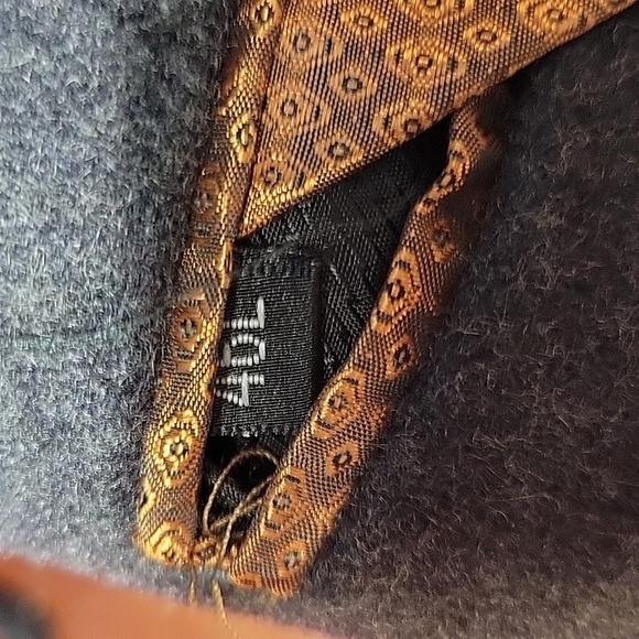 FORTINI Italian Colezione Wool Charcoal Long Overcoat Size 46L - Picture 16 of 16